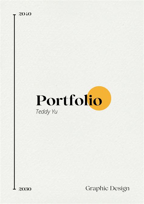 Free portfolio cover page templates to use and print.